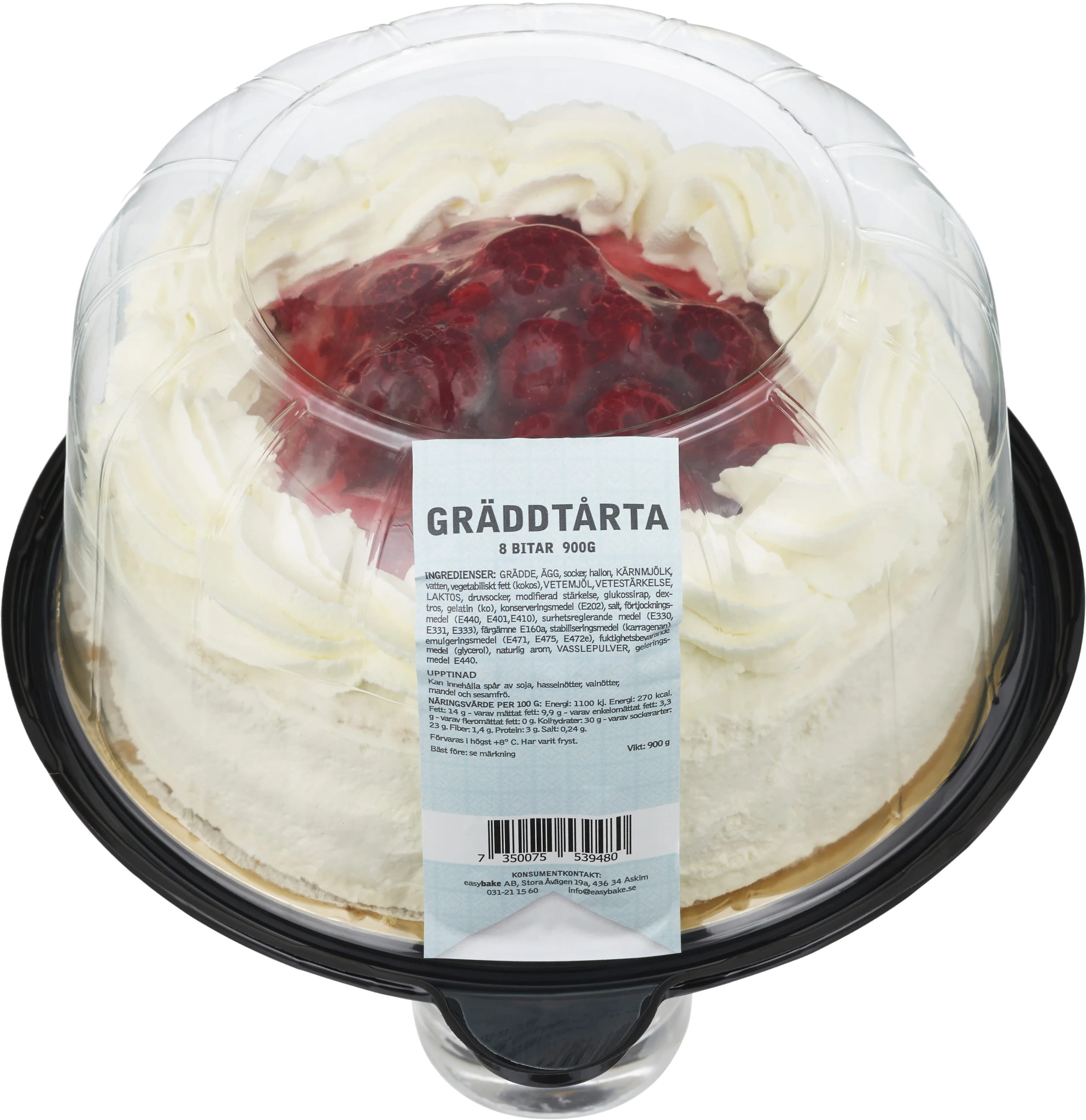 Gräddtårta