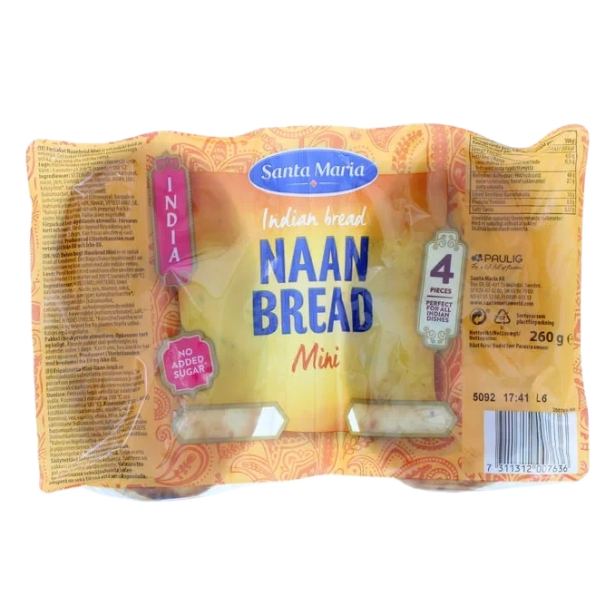 Naanbröd Mini 4-pack