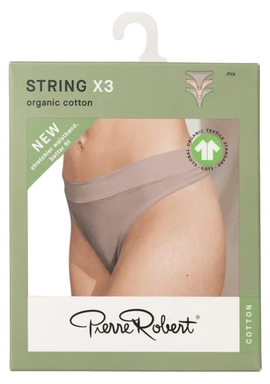 String Cotton Mix Xl 3stk Pierre Robert