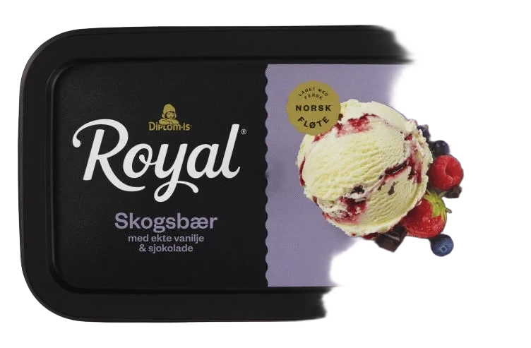 Royal Is Skogsbær&Sjokolade 0.9l Diplom-Is
