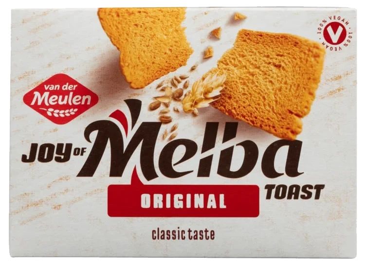 Melba Toast Firkantet 100g Meulen
