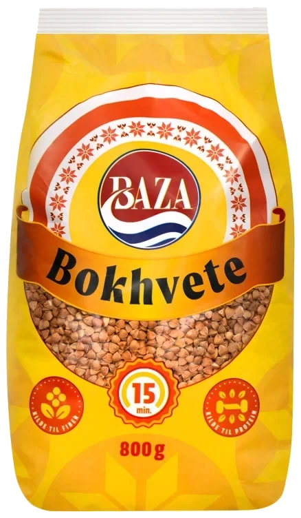Bokhvete Ristet 800g Baza