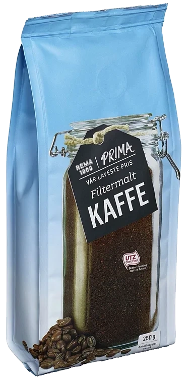 Kaffe  rema prima filtermalt  250g