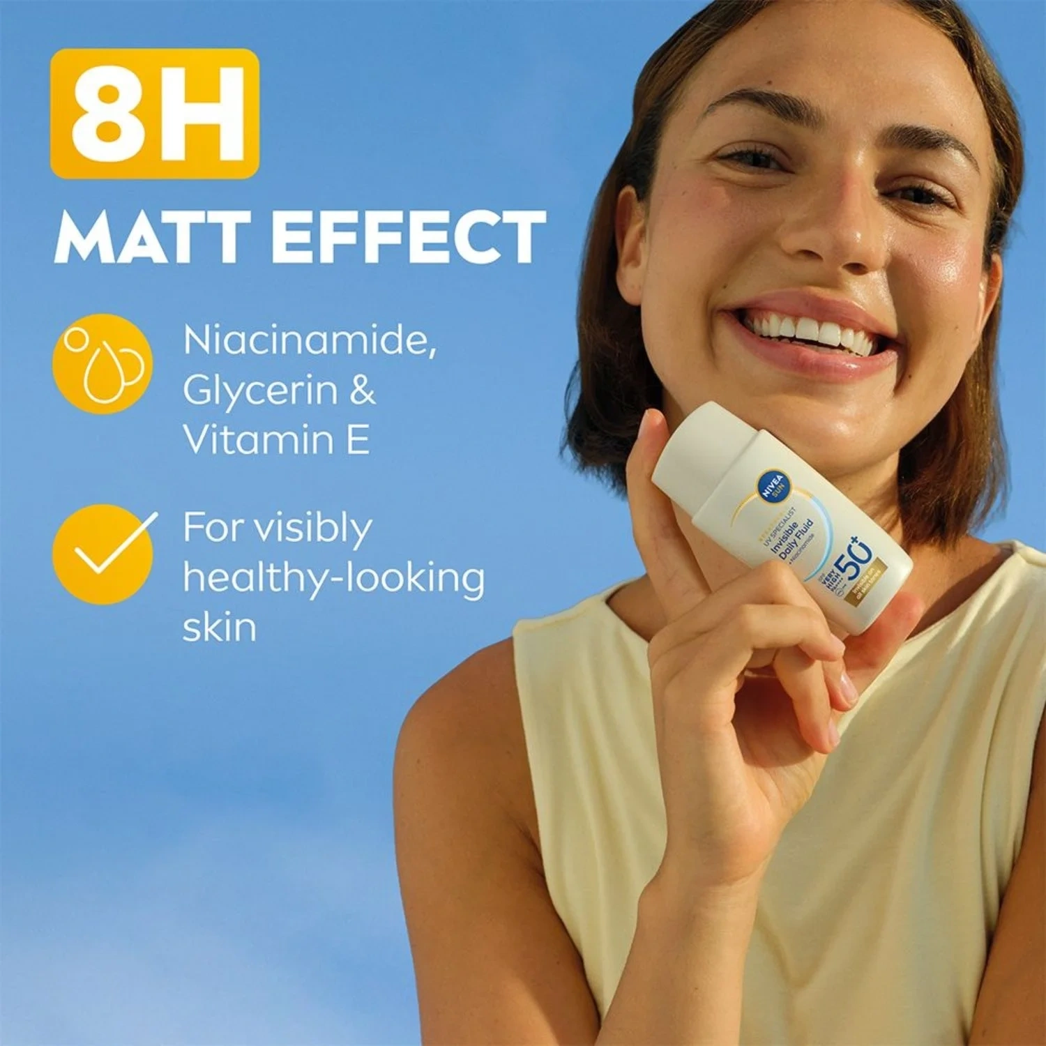 NIVEA UV Face Invisible Daily Fluid SPF50+