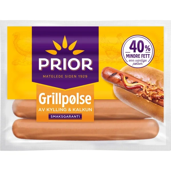 Grillpølser Kylling/Kalkun 600g