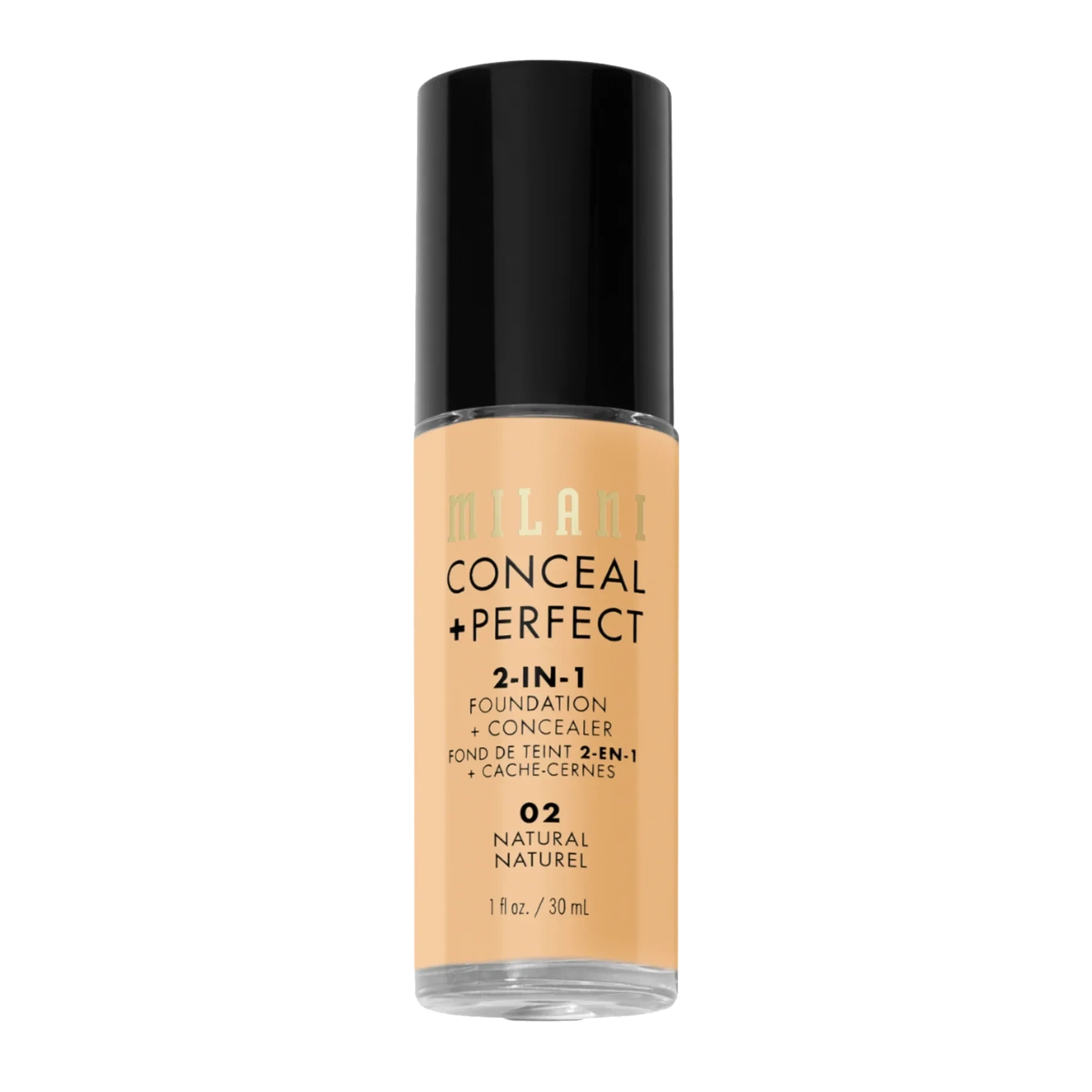 Milani Conceal + Perfect 2-In-1 Foundation 02 Natural