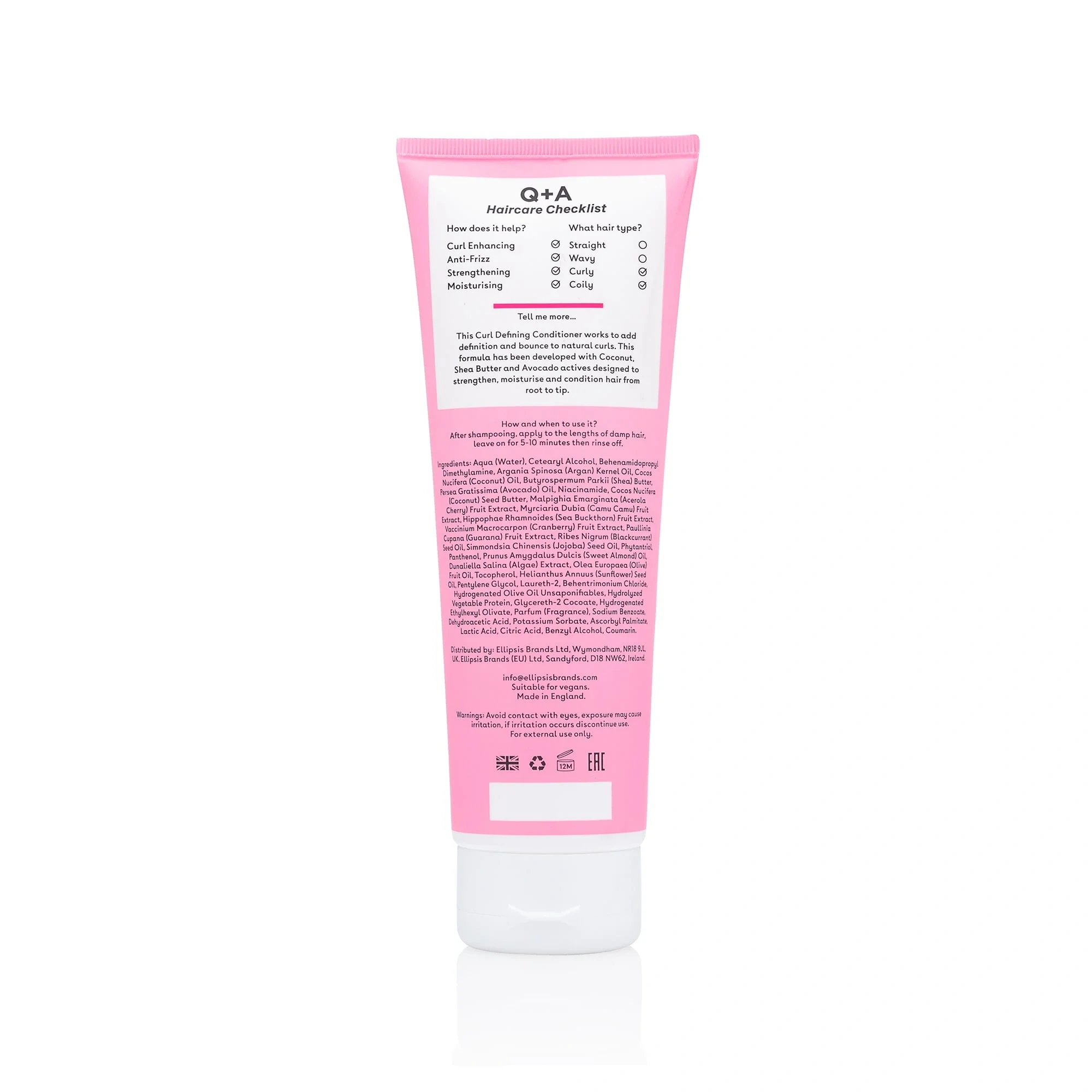 Q+A Curl Defining Conditioner, 250 ml