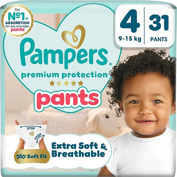 Pampers Bleier Prem Prot Pants S4 9-15kg 31stk