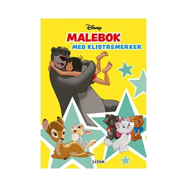 Disney Malebok med Klistremerker