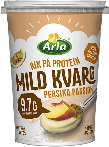 Mild kvarg persika / passion 0.2%