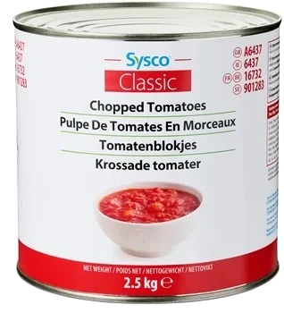 Krossade tomater