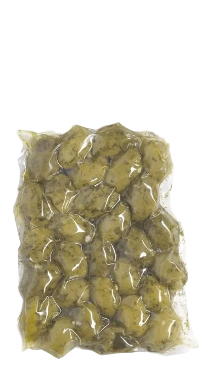 Oliven Grønn m/Sten m/Sitron 250g Gourmet Line's