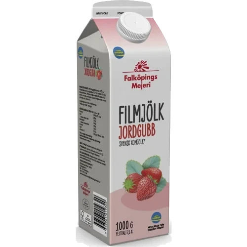 Jordgubb Filmjölk 2,7%