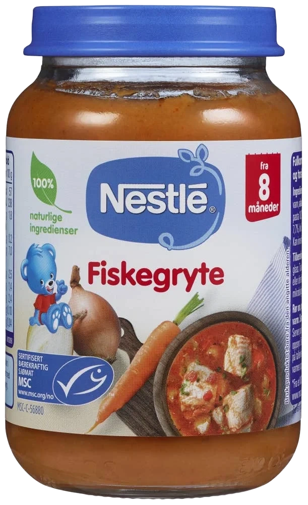 Pastagryte med Fisk 8m 190g