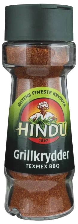 Grillkrydder Texmex Bbq 55g glass Hindu