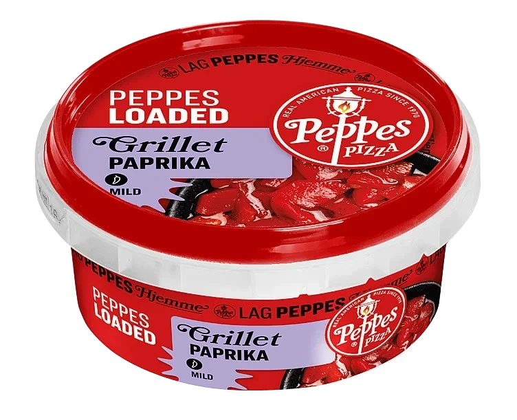 Grillet Paprika Pizzatopping 125g Peppes Loaded