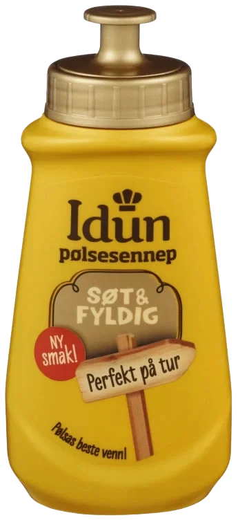 Sennep Søt&Fyldig 210g flaske Idun