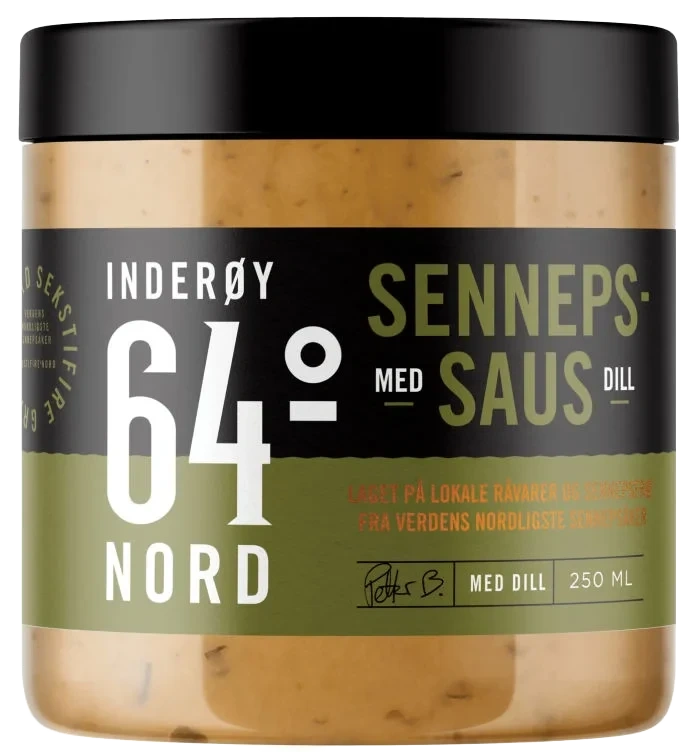 Sennepsaus m/Dill 250ml Inderøy 64° Nord