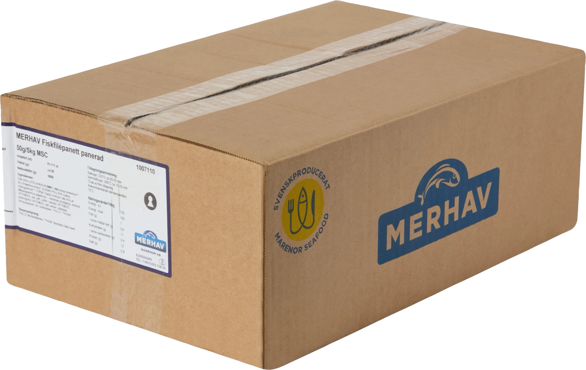 Fiskfilépanett panerad 50g MSC