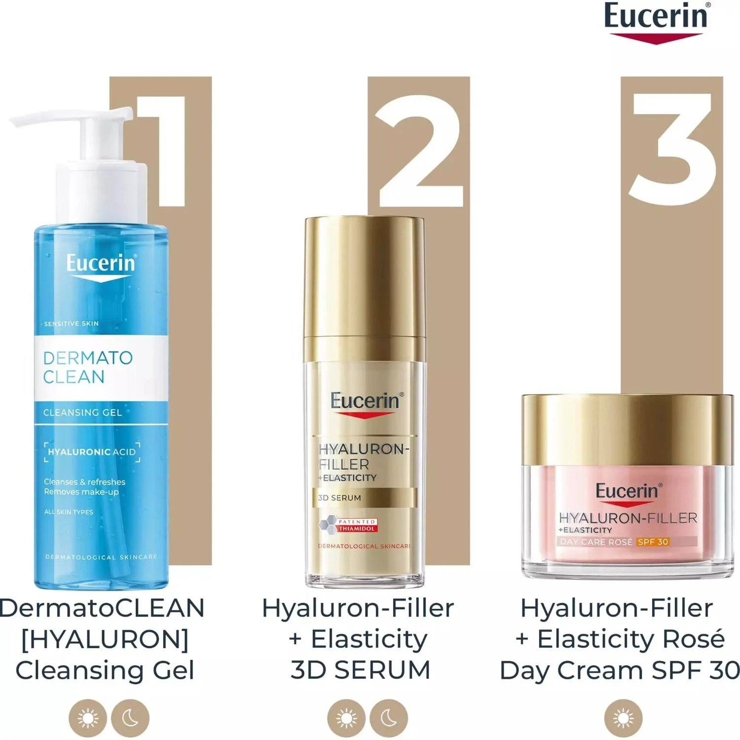 Eucerin Day Cream Refill Hyaluron Filler+Elasticity Rosé SPF30