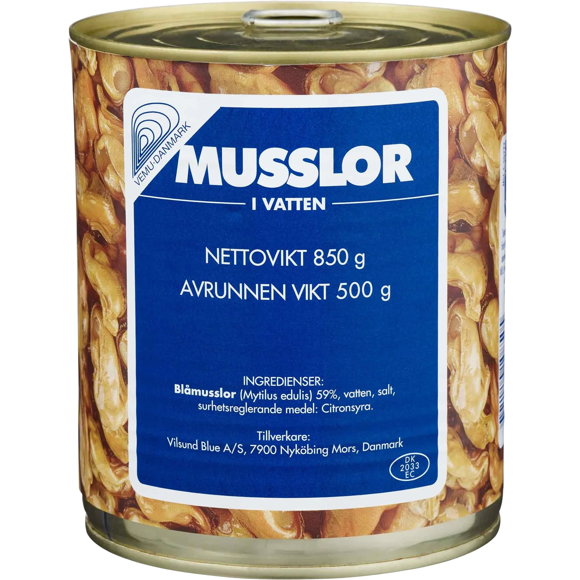 Muslor i vatten