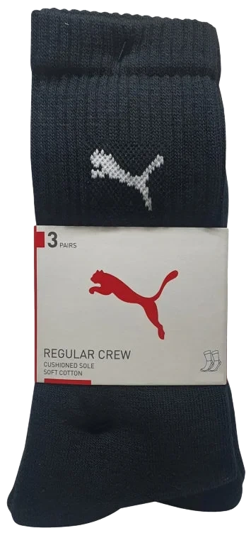 Crew Sock 3pk Sort 39/42 Puma