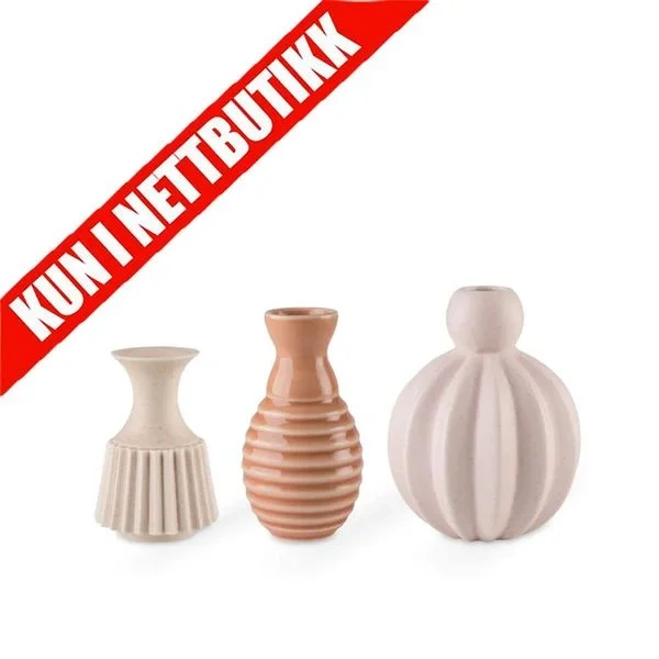 Samsurium - Minibell 3pk Vaser - Coral
