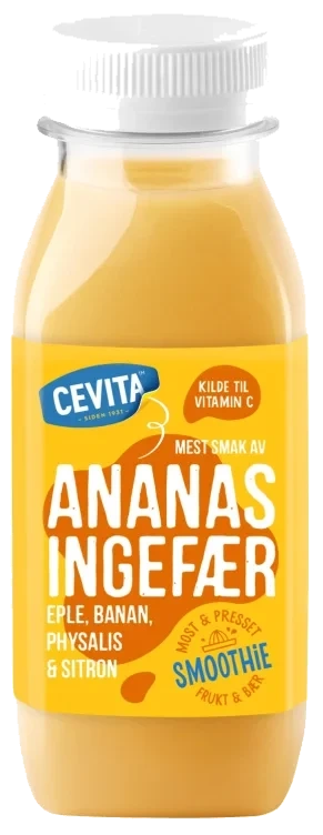 Smoothie Ananas&Ingefær 250ml Cevita