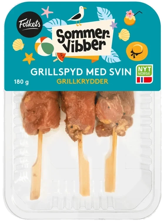 Grillspyd m/Grillkrydder 180g Folkets