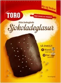 Sjokoladeglasur Mix Mokka 140g Toro