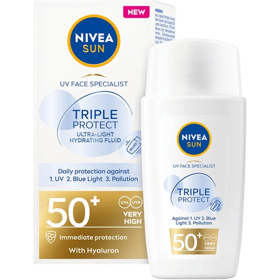 NIVEA UV Face Triple Protect Fluid SPF50+