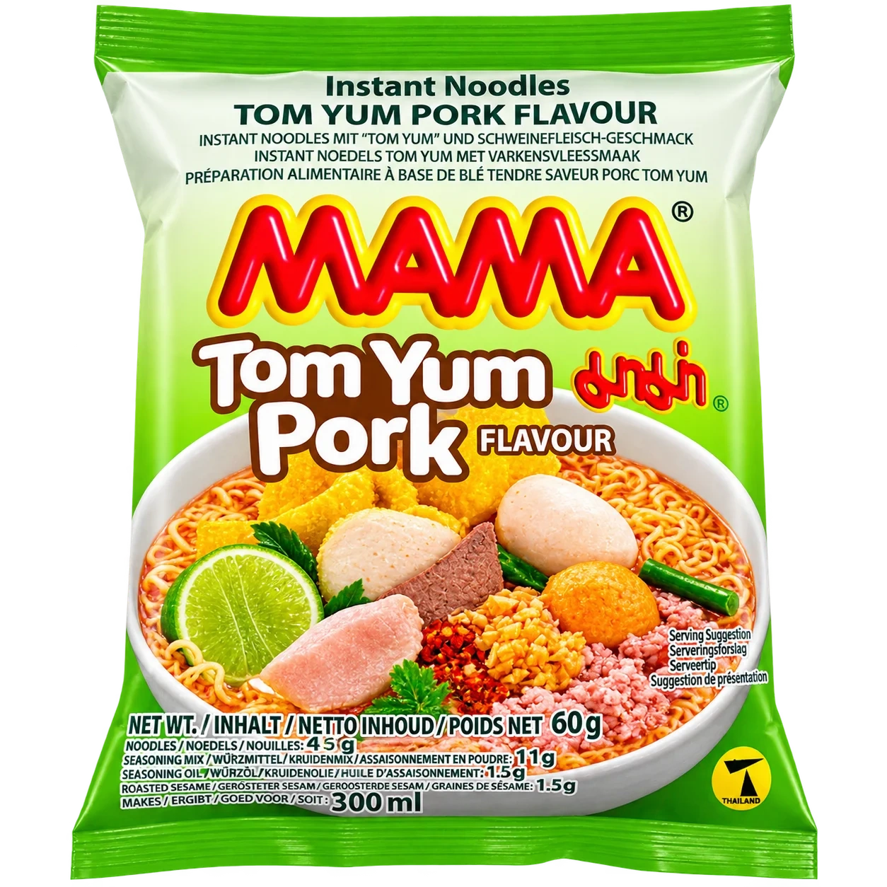 Mama Noodles Tom Yum Pork 60g