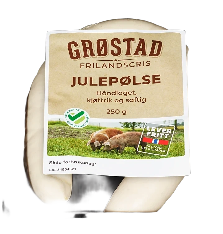 Julepølse 250g Grøstad