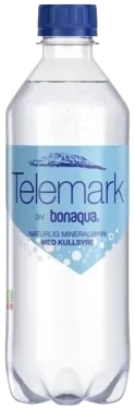 Telemark kildevann m/kullsyre naturell   24x0,5l