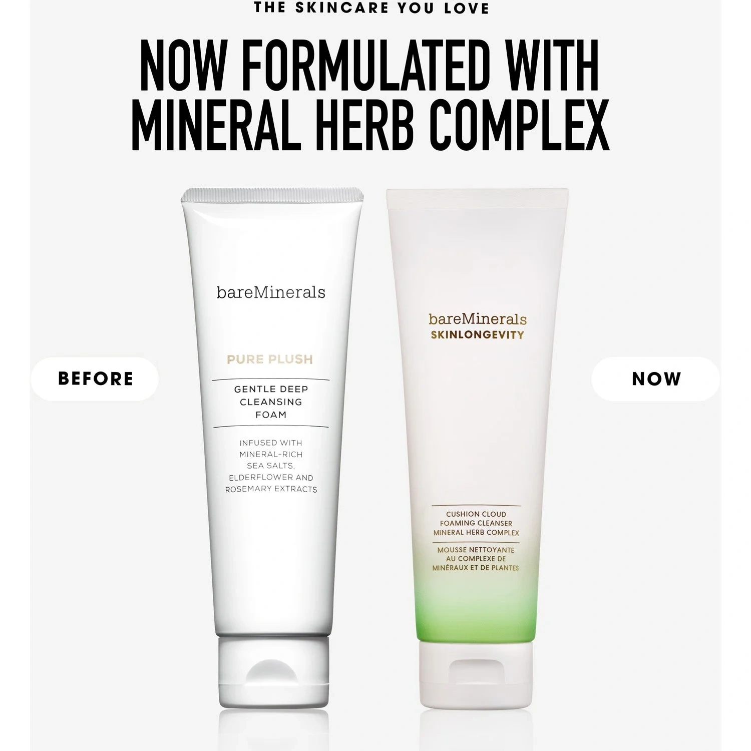 bareMinerals Skinlongevity Plush Gentle Foaming Cleanser