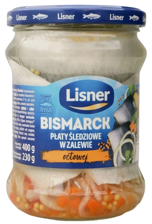 Sild Lisner 400g Bismark