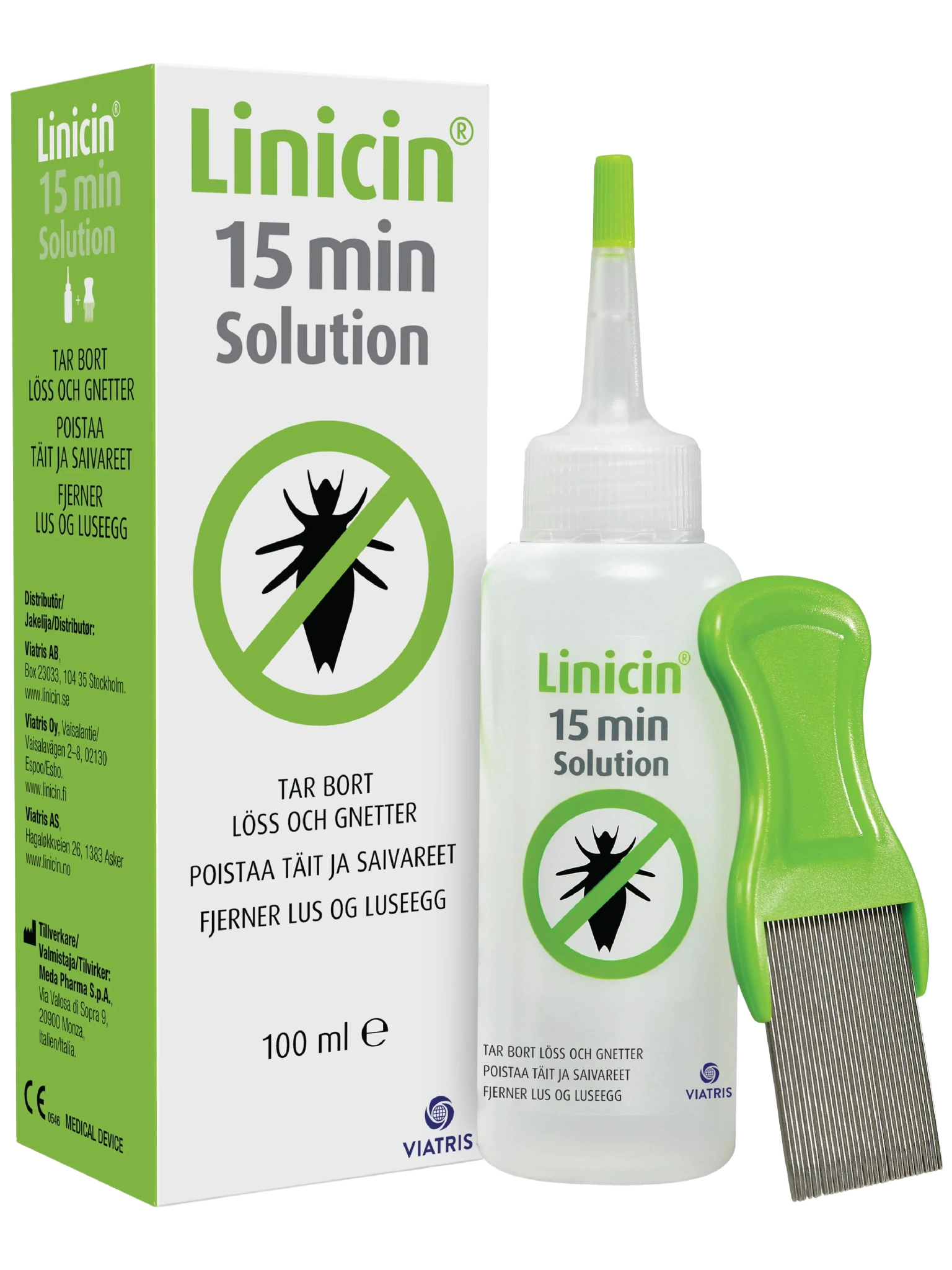 Linicin 15 min solution mot lus 100ml