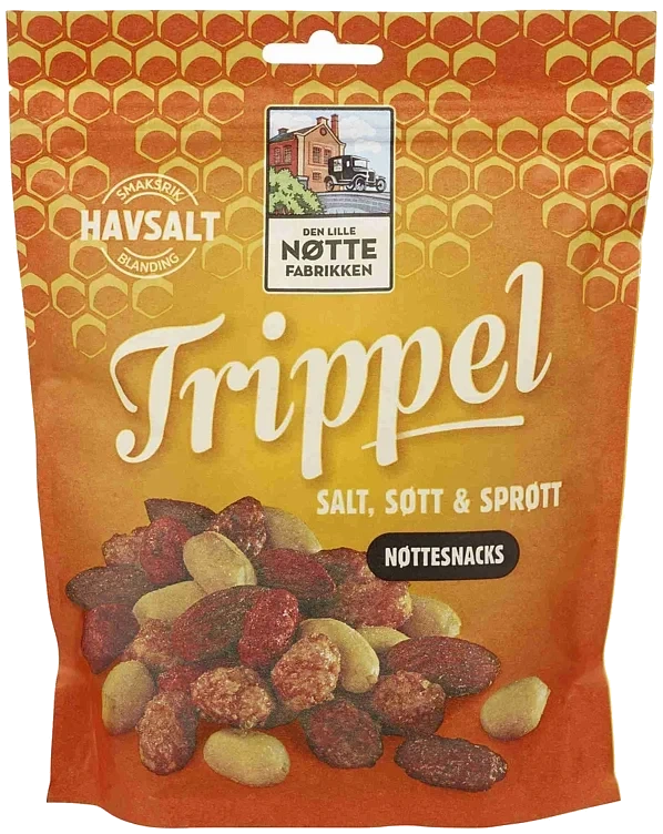 Nøttesnacks trippel  250g