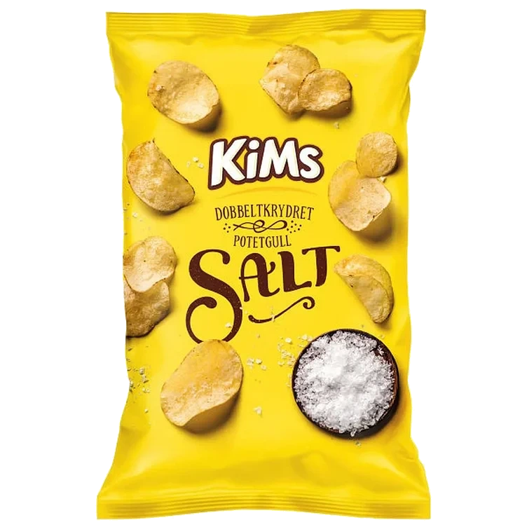 Kims potetgull salt   250g