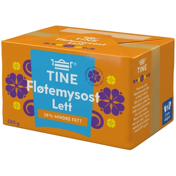 Fløtemysost H20 Lettere 500g Tine