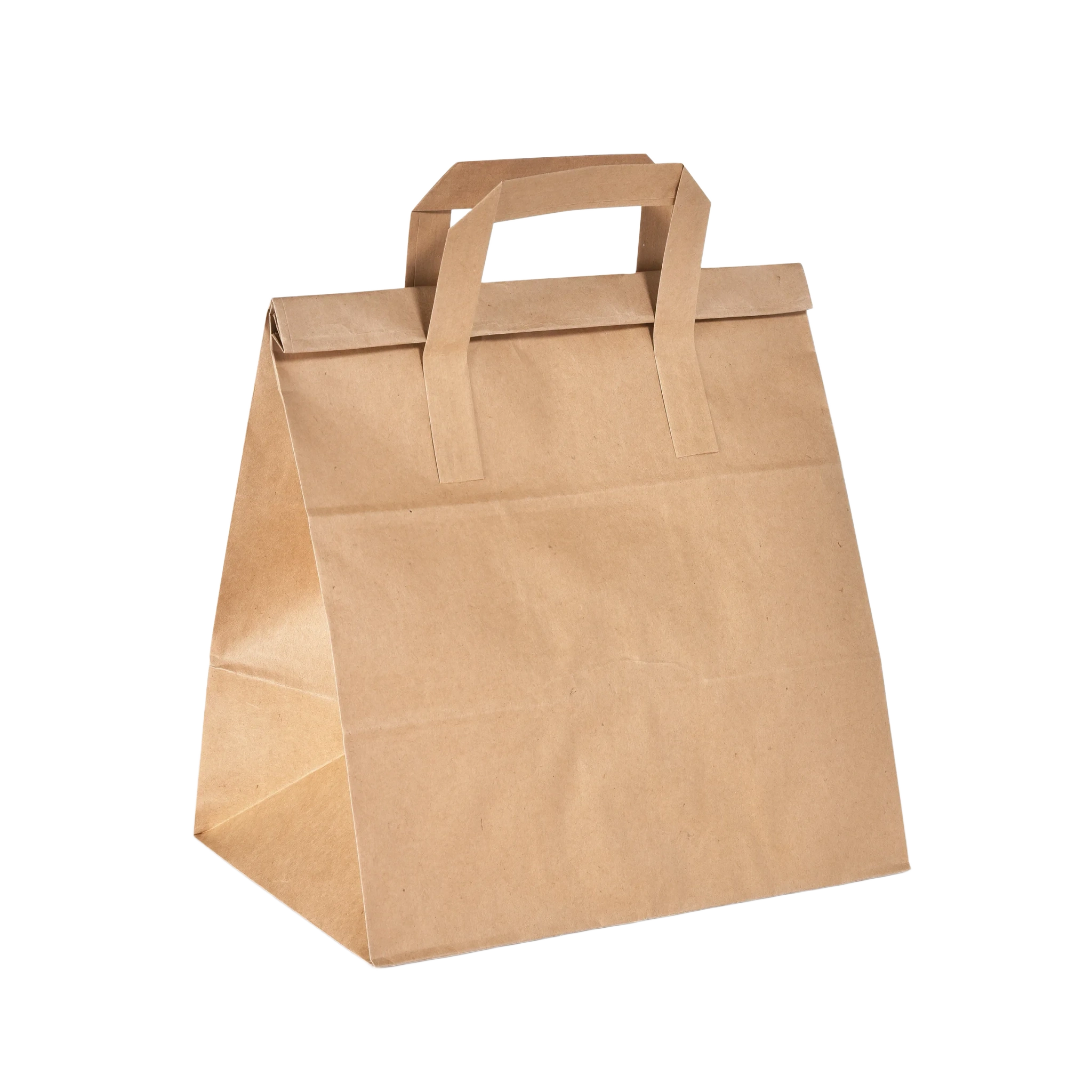 DUNI AS Papirpose Takeaway Brun m/håndtak 240x170x290mm