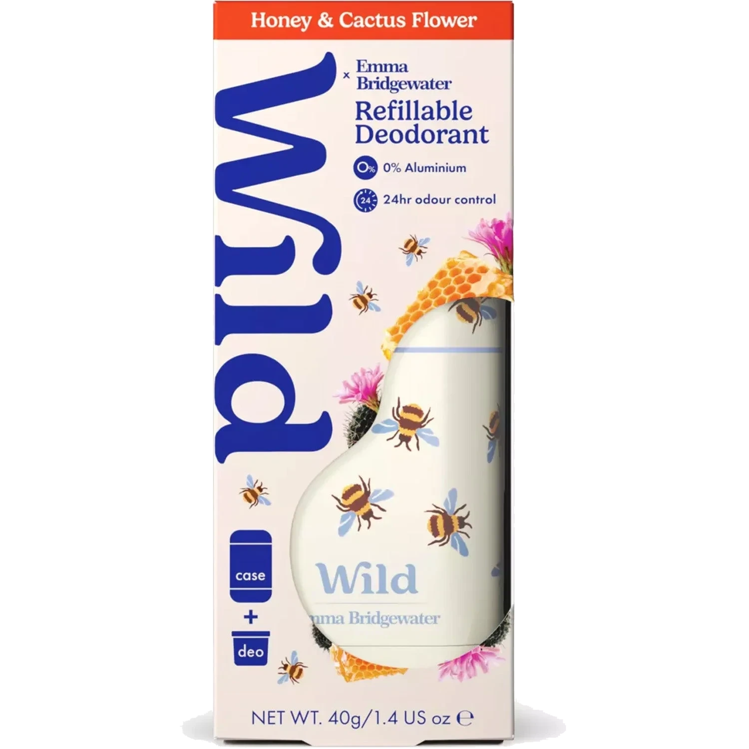 Wild Deo Stick Bee Case Honey Cacturflower