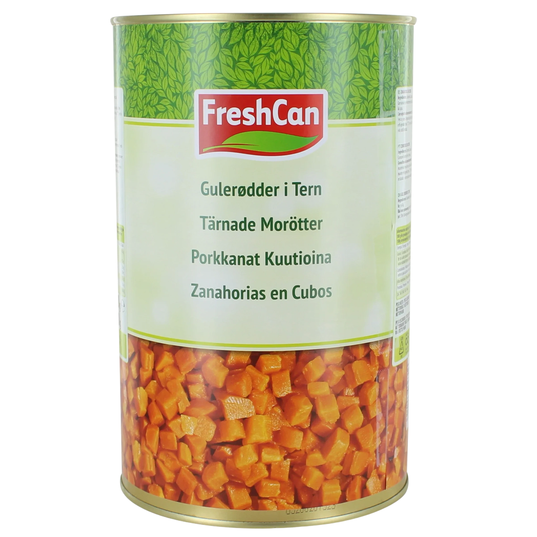 Morötter tärnade