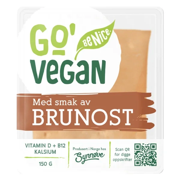 Go’Vegan skivet Smak Av Brunost 150g