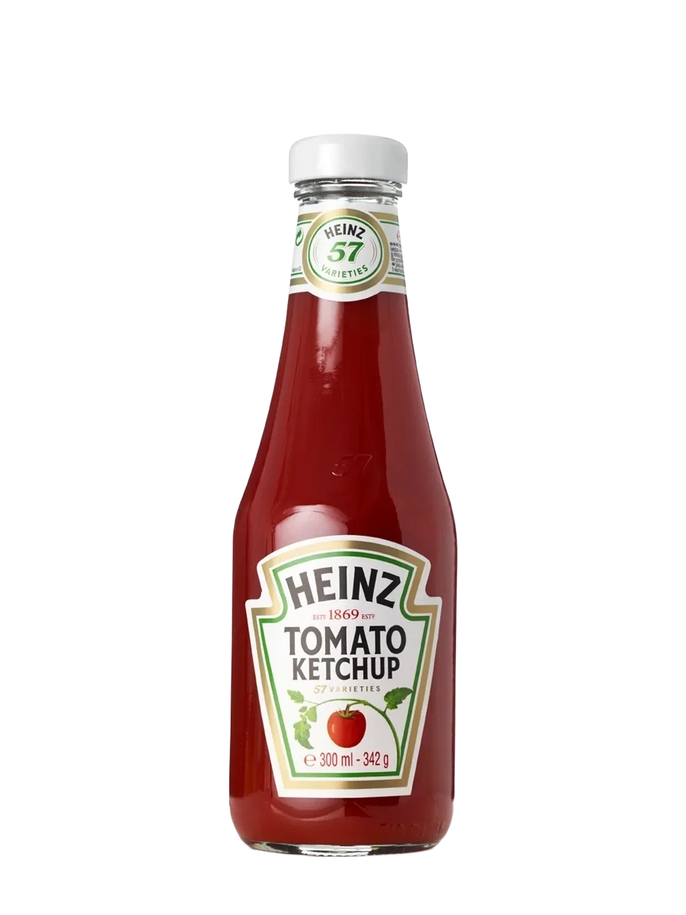 Heinz Tomatketchup Glasflaska