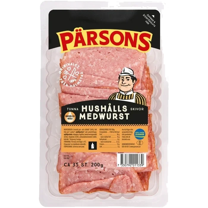Hushållsmedwurst 200g Pärsons