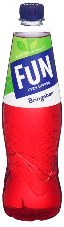 Fun light bringebær   0,8l
