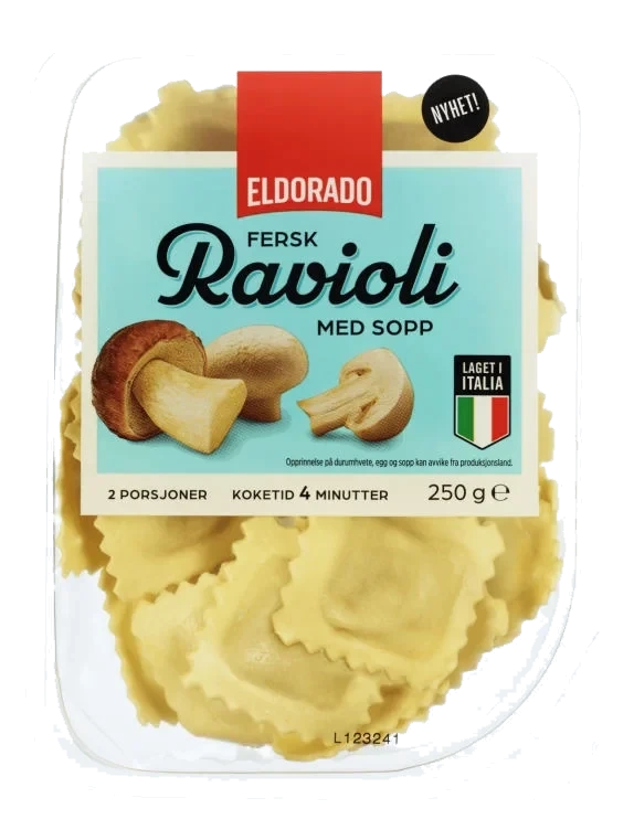 Ravioli m/Sopp 250g Eldorado