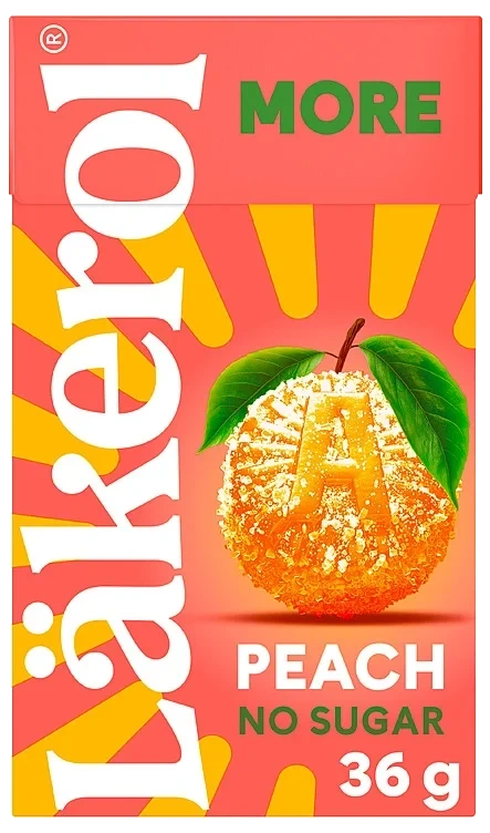 Läkerol More Peach 30g