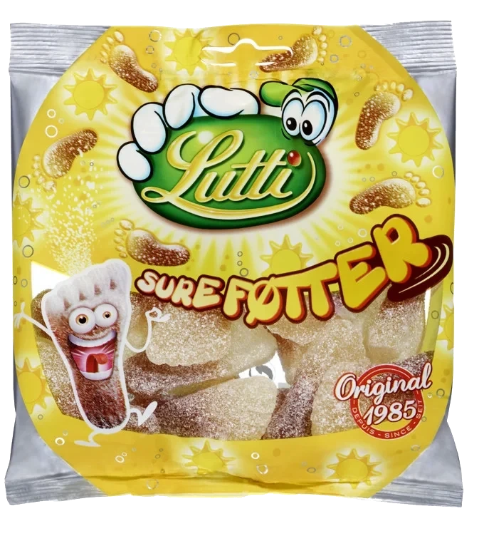 Lutti sure føtter    130g
